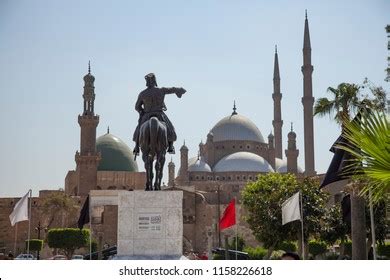 Statue Ibrahim Pasha Entrance Egyptian National Stock Photo 1158226618 ...