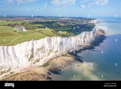 White cliffs of dover aerial hi-res stock photography and images - Alamy