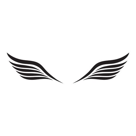 Wing shape for symbol, logo and design element 11381382 PNG