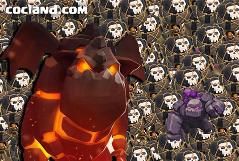 Lava Hound + Balloon + Golem Attack Strategy | Clash of Clans Land