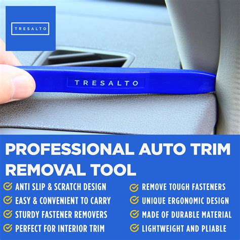 Buy Tresalto Auto Trim Removal Tool Set (No Scratch Plastic Pry Tool ...