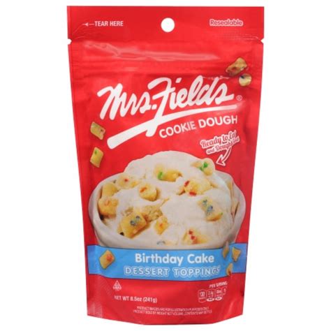 Mrs. Fields® Birthday Cake Cookie Dough Dessert Toppings, 8.5 oz - Kroger