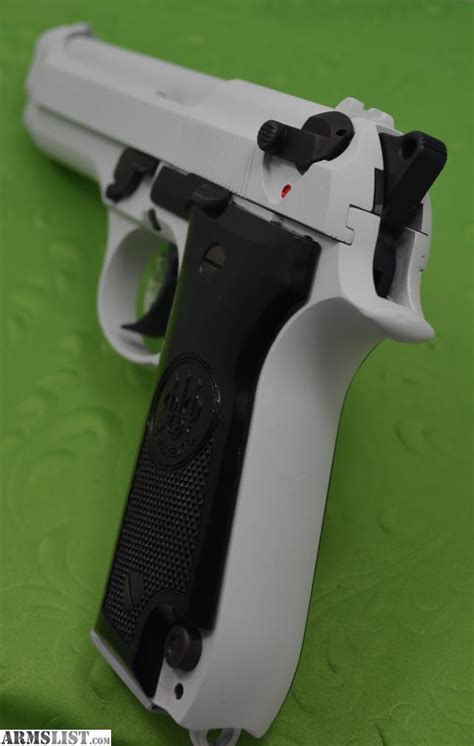 ARMSLIST - For Sale: Custom Beretta 92s, White Cerakote and Hot Blued Hardware