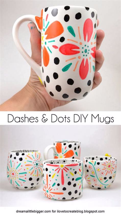 15 Adorable DIY Coffee Mug Designs Everyone Can Make