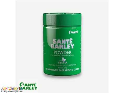 Santé Barley Powder Stevia Canister - For Diabetes and Hypertension