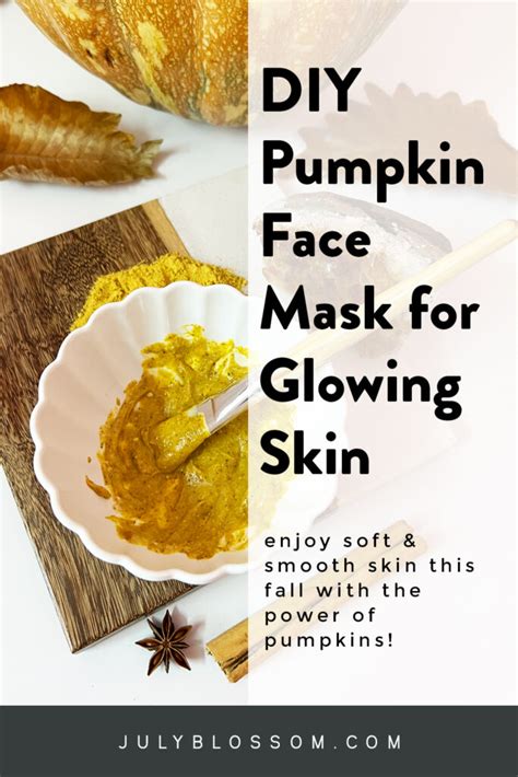 DIY Pumpkin Face Mask - ♡ July Blossom