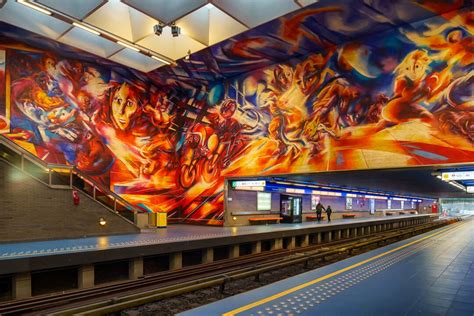 Brussels, Belgium: Hankar metro station (Line 5), Belgium