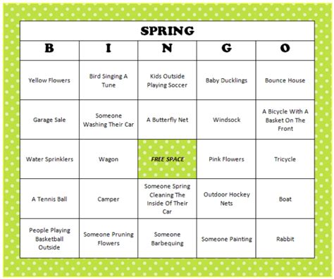 April Showers Bring Spring Flowers A Fun Spring Bingo Game I Found Was | HD Walls | Find Wallpapers