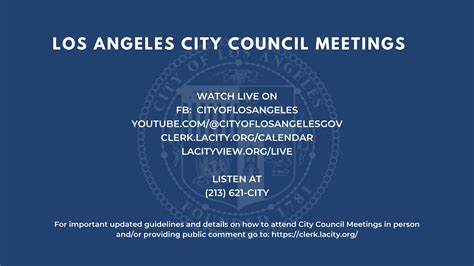 Your LA City Council meeting is in... - City of Los Angeles