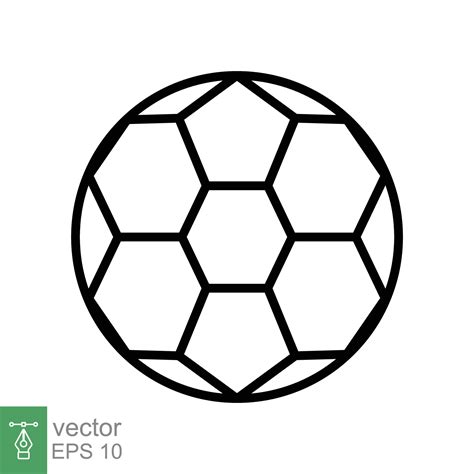 icono de balón de fútbol. estilo plano sencillo. fútbol, bola redonda ...