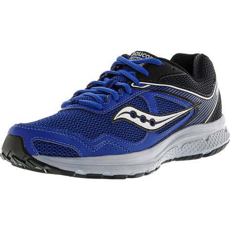 Saucony Men's Grid Cohesion 10 Royal / Black Ankle-High Running Shoe ...