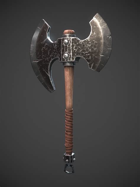 3D model axe weapon VR / AR / low-poly | CGTrader