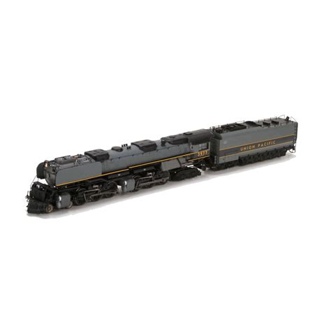 Athearn Genesis HO 4-6-6-4 Challenger Steam Locomotive, Oil Tender, Union Pacific "Two Tone Gray ...