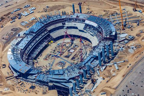 Rams-Chargers Stadium Construction in Inglewood is at 40% Completion ...