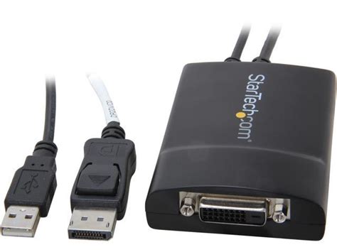 StarTech.com DP2DVID2 DisplayPort to DVI Dual Link Active Adapter ...