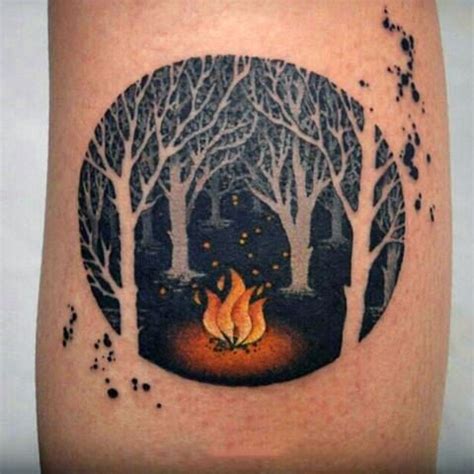 101 Vibrant Nature Tattoos for Men | Circle tattoo design, Circle ...