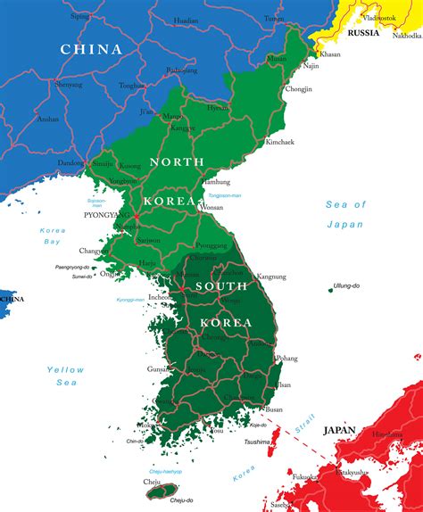 Map North Korea