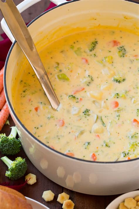 Cheddar Broccoli Potato Soup - Cooking Classy