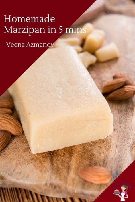 Homemade Marzipan Recipe - Almond Paste - Veena Azmanov