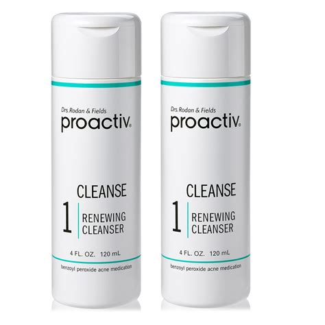 Proactiv - ($50 Value) Proactiv Renewing Acne Cleanser, Face Wash for Acne Prone Skin, 4 Oz - 2 ...