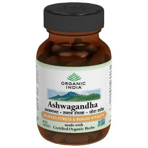 Organic India Ashwagandha Capsules at Rs 195/bottle | Organic India in ...