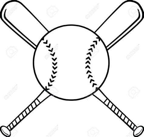 drawing of a softball bat - buzybee-itsmytime