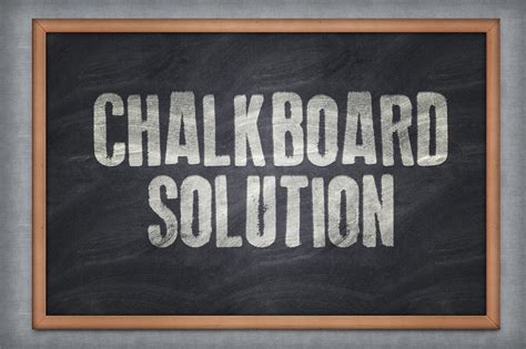 Chalkboard Solution PSD Template | Mockups ~ Creative Market