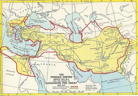 Persia and Alexander The Great | Persian empire map, Persian empire ...