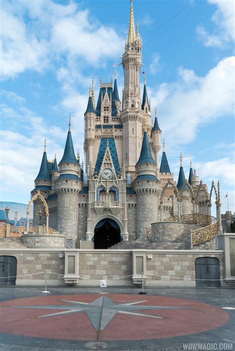 Cinderella Castle turret and forecourt construction - Photo 5 of 7