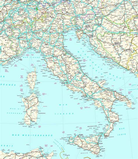 Maps of Italy | Detailed map of Italy in English | Tourist map of Italy ...