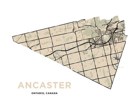 Ancaster Map Print – Jelly Brothers