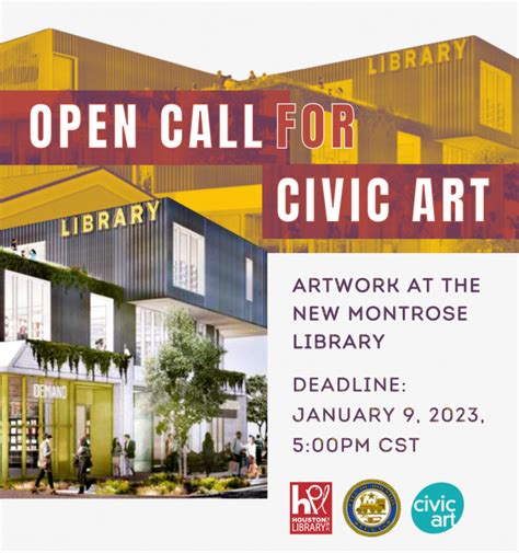 Call for Entries | New Montrose Library RFQ | Houston | Houston Arts Alliance | Art Jobs