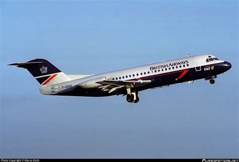 F-GDUU British Airways Fokker F28-2000 Fellowship Photo by Marco Dotti | ID 1020965 ...