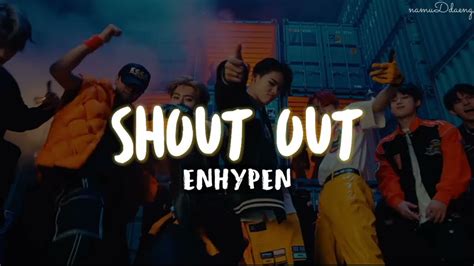 ENHYPEN `Shout Out` Easy Lyrics | Eng Sub - YouTube