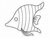 Printable Angelfish Coloring Page sketch template