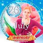 Birthday Horoscope July 26th Leo, Persanal Horoscope for Birthdate July Array