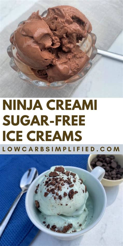 The Best Ninja Creami Sugar-Free Ice Creams | Sugar free ice cream ...