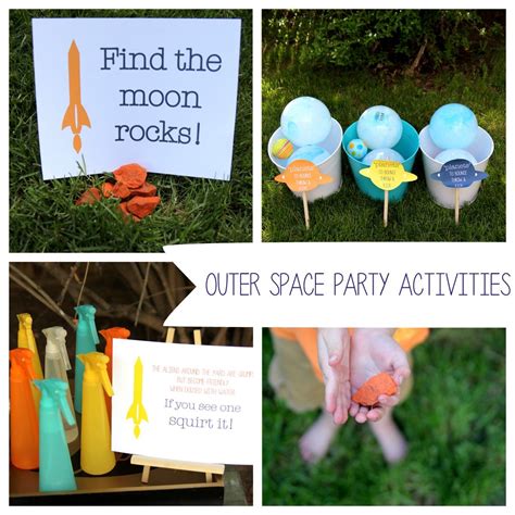 One Charming Party: outer space party activities | Space theme party, Outer space party, Space ...