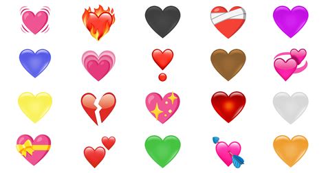 What The Different Emoji Heart Colors Mean Heart Emoj - vrogue.co