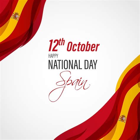 Premium Vector | Vector illustration for Spain National day-12 October