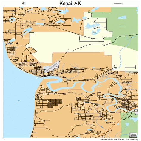 Kenai Alaska Street Map 0238420