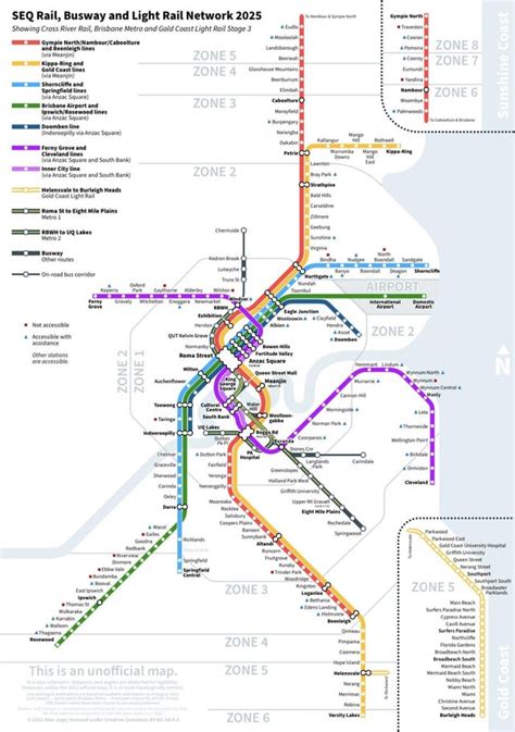 Map of Brisbane cross river rail, expected route pairings and 2025 ...