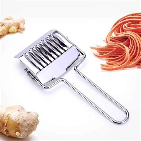 Aliexpress.com : Buy 6*16CM Metal Dough Cutter Roller Kit Kitchen Pastry Noodle Lattice Slicer ...