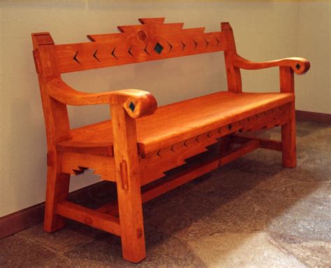 Sante Fe Style Bench | Rustic furniture, Southwest furniture, Decor