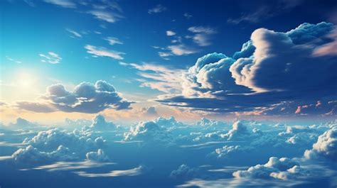 Premium AI Image | sky clouds background HD 8k wall paper Stock ...