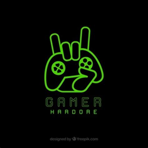 Download High Quality gamer logo black Transparent PNG Images - Art ...