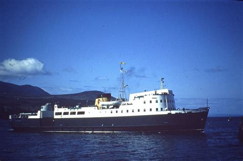 Motor Vessel GLEN SANNOX built by Ailsa Shipbuilding Co. Ltd. in 1957 for Caledonian Steam ...