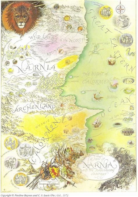 cs lewis - Is there a full map of Narnia? - Science Fiction & Fantasy Stack Exchange