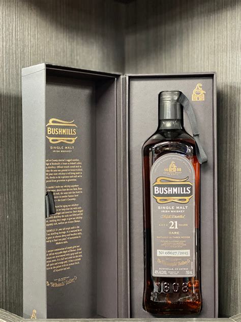 BUSHMILLS SINGLE MALT 21 YR 750 ML - Glendale Liquor Store