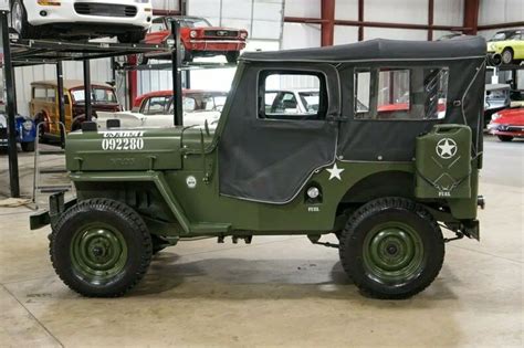 1953 Willys Jeep CJ3B 646 Miles Army Green Jeep 2.2L I4 3-Speed Manual for sale - Willys Jeep ...